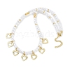 6mm Round ABS Imitation Pearl Beaded Necklaces NJEW-P317-12G-G-2