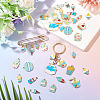 44Pcs 22 Styles Rack Plating Alloy Pendants FIND-TA0010-77-8