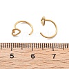 304 Stainless Steel Heart Hoop Nose Rings AJEW-A062-06G-5