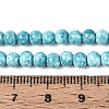 Baking Paint Glass Beads Strands X-DGLA-N016-4mm-08-4