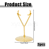 Alloy Crystal Ball Crafts Holder ODIS-WH0030-260G-2
