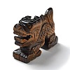 Natural Tiger Eye Carved Healing Dragon Figurines DJEW-F025-02B-2