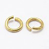 Brass Open Jump Rings LS-KK-P096-08-D-2