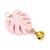 5Pcs Food Grade Eco-Friendly Silicone Pendants PALLOY-JF04549-01-3