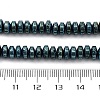 Electroplated Natural Lava Rock Beads Strands G-A256-E01-01C-4