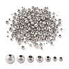 Mega Pet 500Pcs 7 Style 202 Stainless Steel Beads STAS-MP0001-03-1