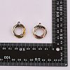 201 Stainless Steel Interlocking Ring Pendants STAS-SZ0002-61B-8