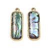 Natural Paua Shell Pendants SA-CBA11D7-11B-G-1