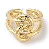 Brass Cuff Rings RJEW-Q821-02G-2