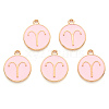 Alloy Enamel Pendants ENAM-S124-01A-09A-2