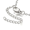 304 Stainless Steel Cable Chain Necklaces NJEW-H040-18P-03-3