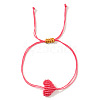 Adjustable Braided Polyester Cord Bracelets for Friendship and Couple VG5785-11-1