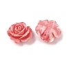 Synthetic Coral Dyed Carved Beads SHEL-Z003-03B-2