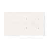 Rectangle Paper Earring Stud Display Cards CDIS-C005-09-2