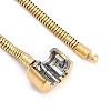 304 Stainless Steel Snake Chain Bracelets for Women Men BJEW-M052-01G-3