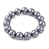 Terahertz Stone Beads Stretch Bracelets BJEW-L666-01A-01-1