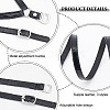 AHADEMAKER PU Leather High-heeled Shoelaces DIY-GA0004-22-7