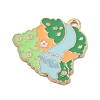 Animal Forest Theme Zinc Alloy Enamel Pendants FIND-Z065-01I-2