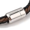 Braided Microfiber Leather Cord Bracelets BJEW-B096-10P-3