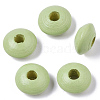 Dyed Natural Beech Wood Beads X-WOOD-T015-43I-1