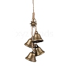 Iron Bell Pendant Decoration HJEW-JM02240-1