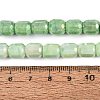 Anti-Tarnish Electroplate Glass Beads Strands EGLA-N027-03A-14-4