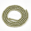 Baking Painted Pearlized Glass Pearl Bead Strands HY-N002-2mm-A07-3