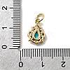 Synthetic Opal Teardrop Charms KK-H089-04A-02-3