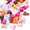 50Pcs Baking Paint Opaque Acrylic Beads MACR-SP0002-17-1