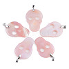 Halloween Themed Natural Agate Big Pendants G-S359-181I-1