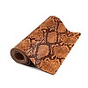 Snakeskin Pattern PU Leather Fabric DIY-XCP0002-54A-3