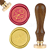 DIY Wood Wax Seal Stamp AJEW-WH0131-227-1