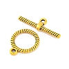 Tibetan Style Toggle Clasps TIBE-MSMC001-2M-3