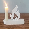 Food Grade Hollow Flame Desktop  Decorative Candlestick Silicone Molds PW-WG2D0F8-01-2