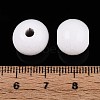 Spray Painted Round Natural Schima Wood Beads WOOD-A018-12mm-31-7