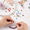 Cheriswelry 130Pcs Handmade Millefiori Lampwork Beads Strands LAMP-CW0001-01-4