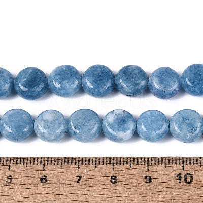 Dyed Natural White Jade Beads Strands G-T143-16E-1