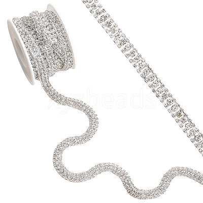 Iron Rhinestone Cup Chains CH-WH20001-02C-1