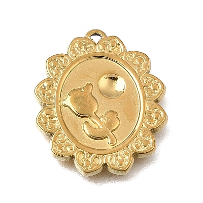 304 Stainless Steel Pendants SA-CBAF4B0-02G-01-1