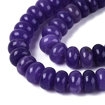 Natural White Jade Beads Strands G-Q613-01F-24-1