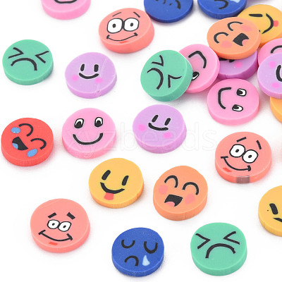 Handmade Polymer Clay Cabochons CLAY-N006-94-1
