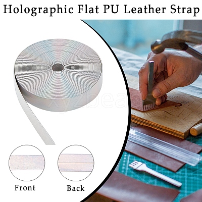 4.6~5M Laser Flat Imitation Leather Cord LC-GF0001-06C-02-1