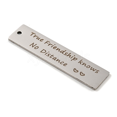Non-Tarnish 201 Stainless Steel Big Pendants STAS-L079-027D-P-1