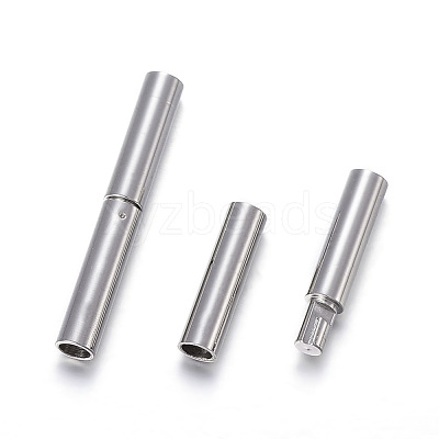 Tarnish Resistant 304 Stainless Steel Bayonet Clasps X-STAS-F108-12P-2.2mm-1