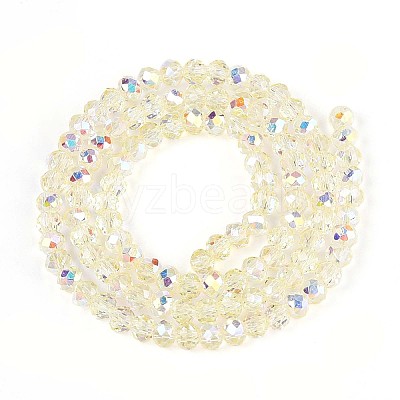Transparent Glass Beads Strands LS-EGLA-N016-3mm-05-1