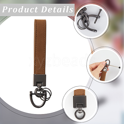Cowhide Leather Keychain FIND-WH20001-72C-1