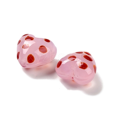 Handmade Lampwork Enamel Beads LAMP-B030-02B-02-1