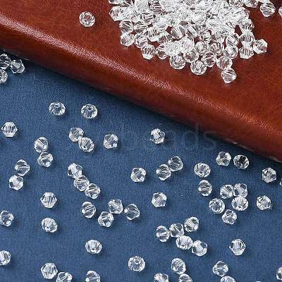 Imitation Austrian Crystal Beads X-SWAR-F022-4x4mm-001-1