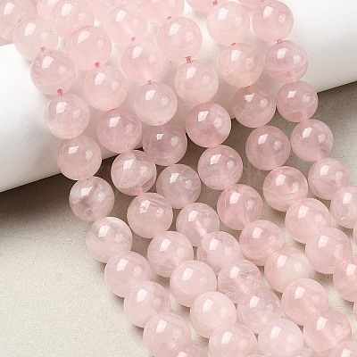Natural Madagascar Rose Quartz Beads Strands G-B167-A02-10mm-1