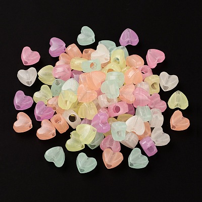 Luminous Transparent Acrylic Beads LACR-Q001-01-1